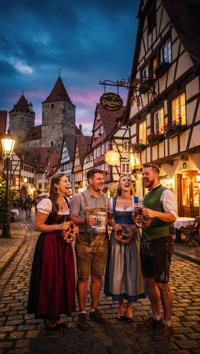 Sonnenuntergang über einer mittelalterlichen Burg, die die Öffnungszeiten und Besuchszeiten symbolisiert.